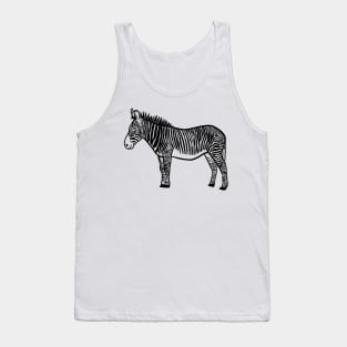 Stick figure zebra Tank Top